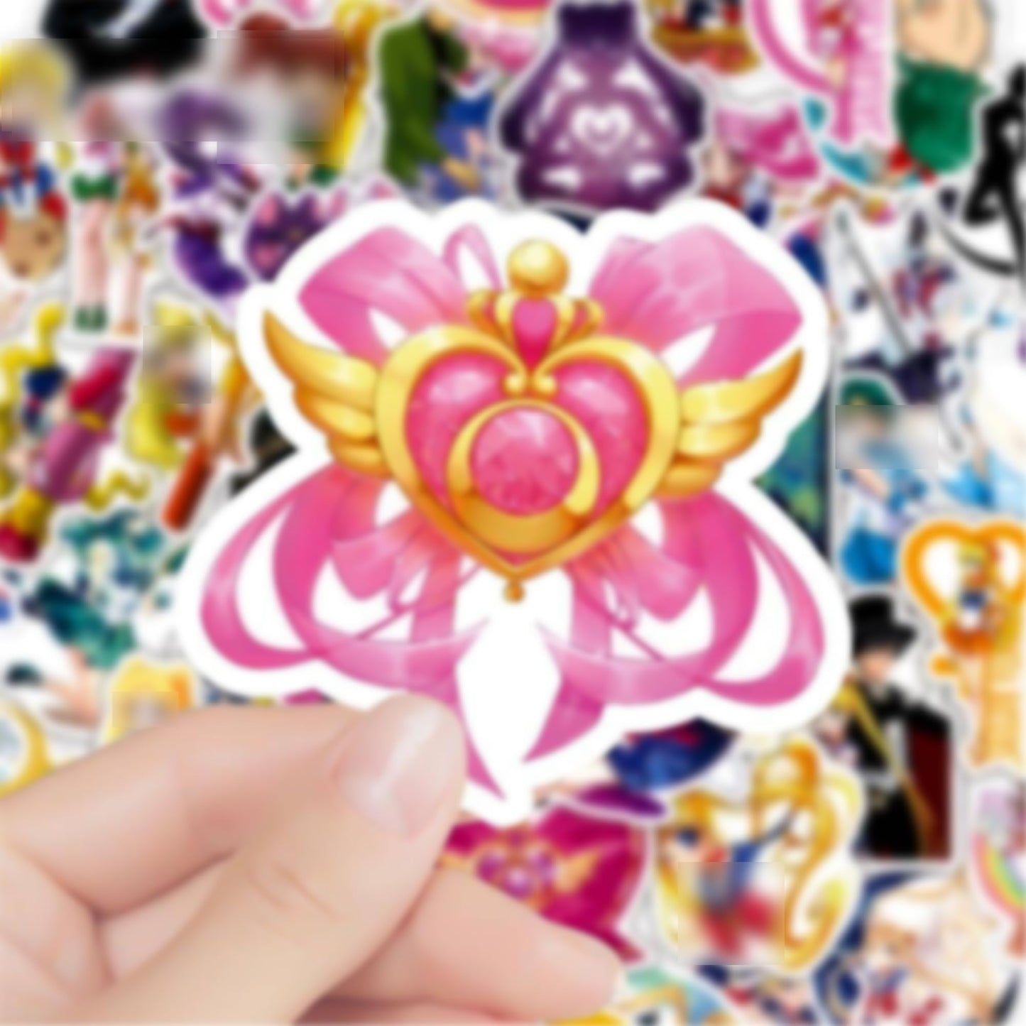 MUYINGZHUO Cartoon-Aufkleber, 100er-Packung, Anime-Vinyl-Aufkleber, wasserfest, für Laptop, Trinkflasche, Handy, Partyartikel und als Geschenk