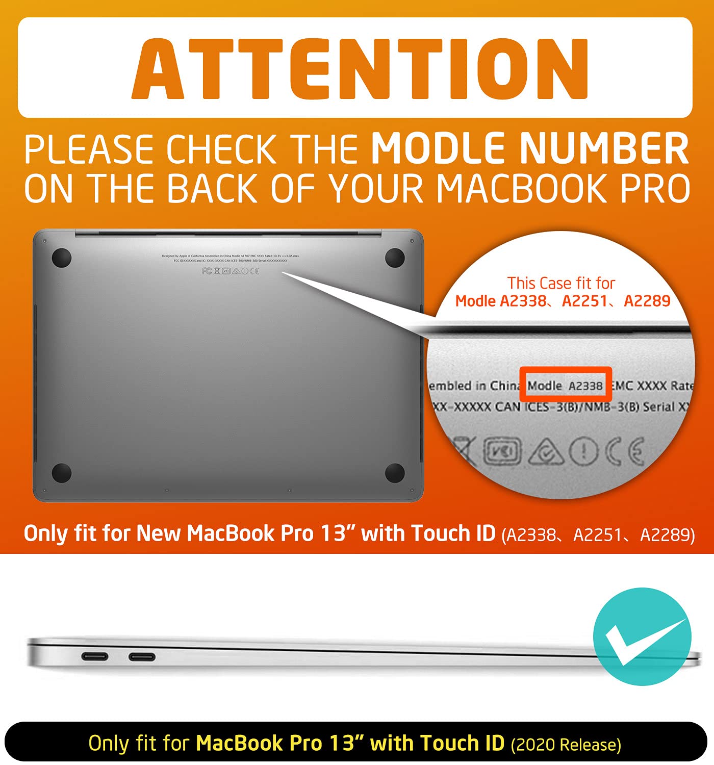 SUPCASE Unicorn Beetle Hülle für MacBook Pro 13 Zoll (2022-2016) M2/M1 A2338 A2251 A2289 A1706 A1708 A1989 A2159, schlanke, gummierte TPU-Bumper-Hülle mit Touch Bar und Touch ID (Schwarz)