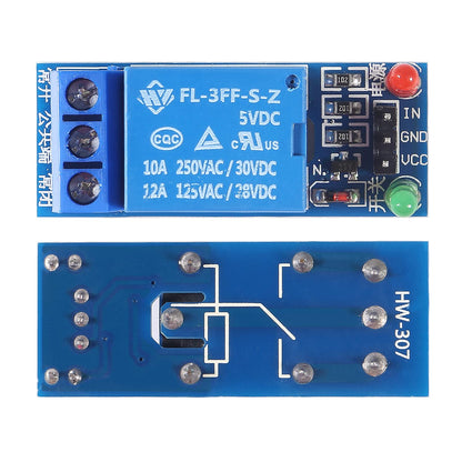 AITRIP 10PCS 5V One Channel Relay Module Relay Switch with OPTO Isolation High Low Level Trigger Compatible with Arduino Raspberry pi ARM AVR