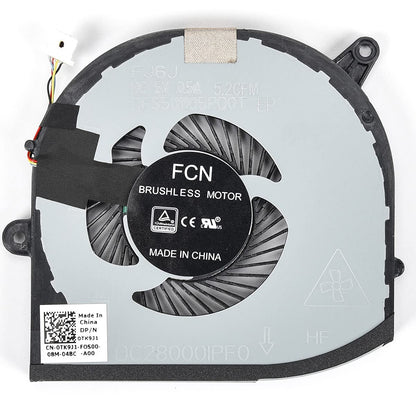 Replacement CPU w/GPU Cooling Fan for Dell XPS 15 9570 & XPS 15 7590, Precision 5530 5540 Series Laptop P/N: 008YY9 0TK9J1 TK9J1 08YY9