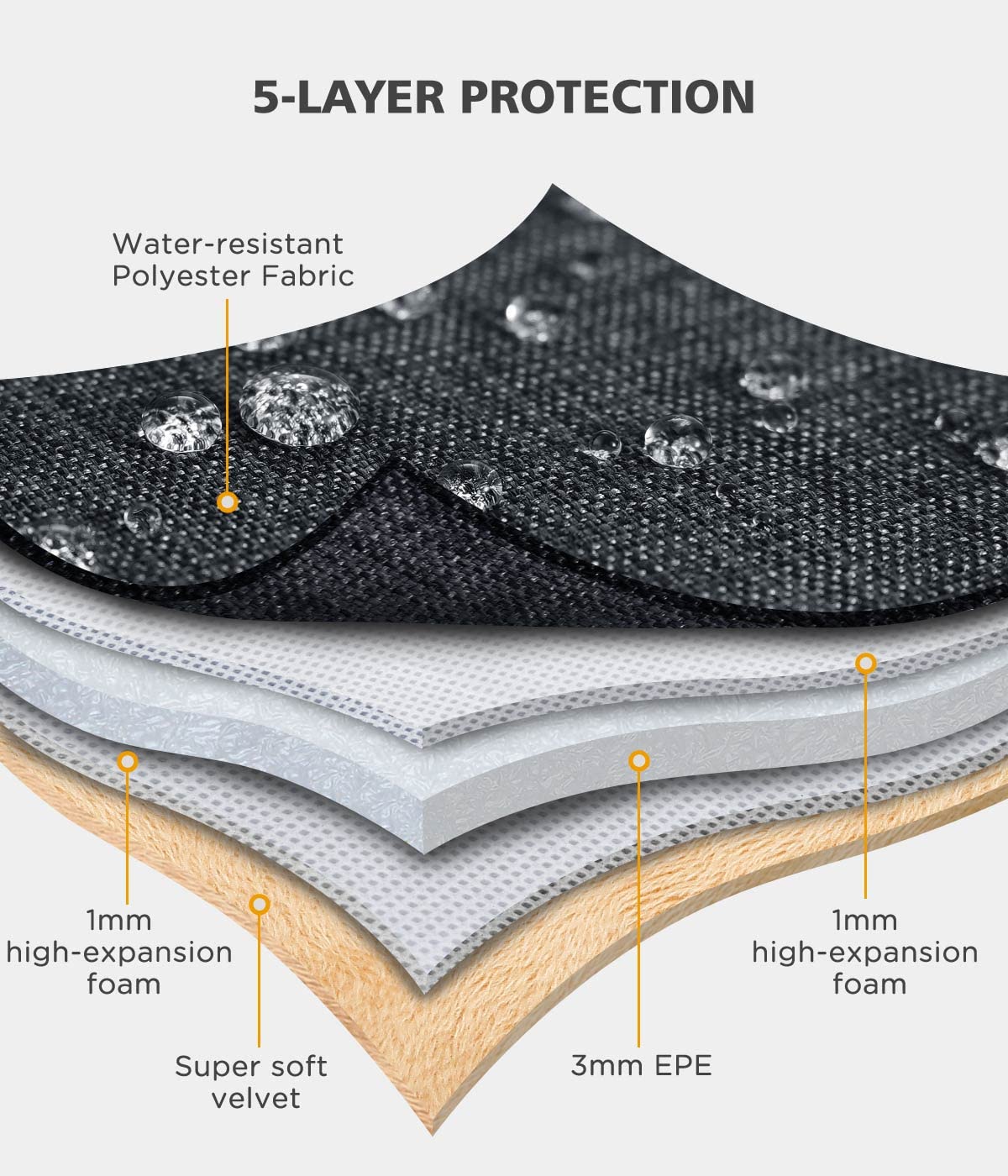 KIZUNA Laptoptasche, 17 Zoll, wasserabweisend, passend für 17,3" Lenovo Legion 5/5i/Dell G7 17/IdeaPad L340/HP Gaming Pavilion 17/Envy Laptop 17/Acer Chromebook 317/Asus, Schwarz 