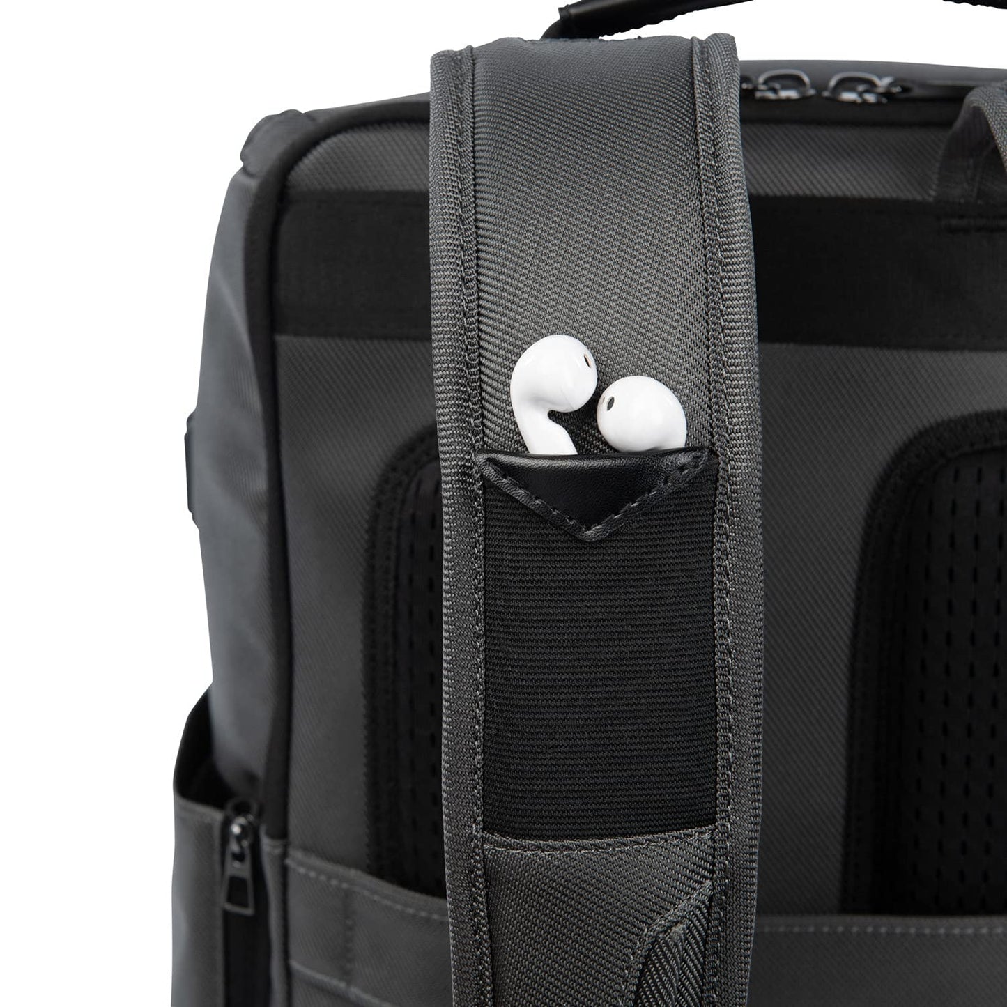 Travelpro Crew Executive Choice 3 Medium Top Load Backpack fits up to 15.6 Laptops and Tablets, USB A and C Ports, Men and Women, Jet Black