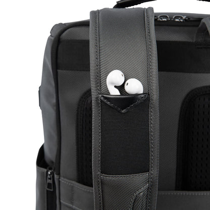 Travelpro Crew Executive Choice 3 Medium Top Load Backpack fits up to 15.6 Laptops and Tablets, USB A and C Ports, Men and Women, Jet Black