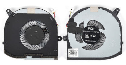 Replacement CPU w/GPU Cooling Fan for Dell XPS 15 9570 & XPS 15 7590, Precision 5530 5540 Series Laptop P/N: 008YY9 0TK9J1 TK9J1 08YY9