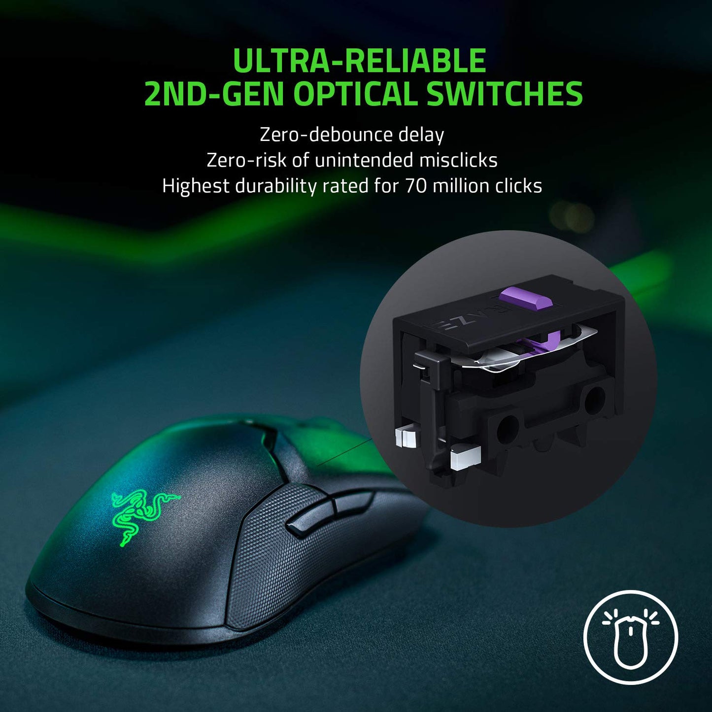 Razer Viper Ultimate Lightweight Wireless Gaming Mouse & RGB Charging Dock: Hyperspeed Wireless Technology - 20K DPI Optical Sensor - 74g Lightweight - 70 Hr Battery - Mercury White