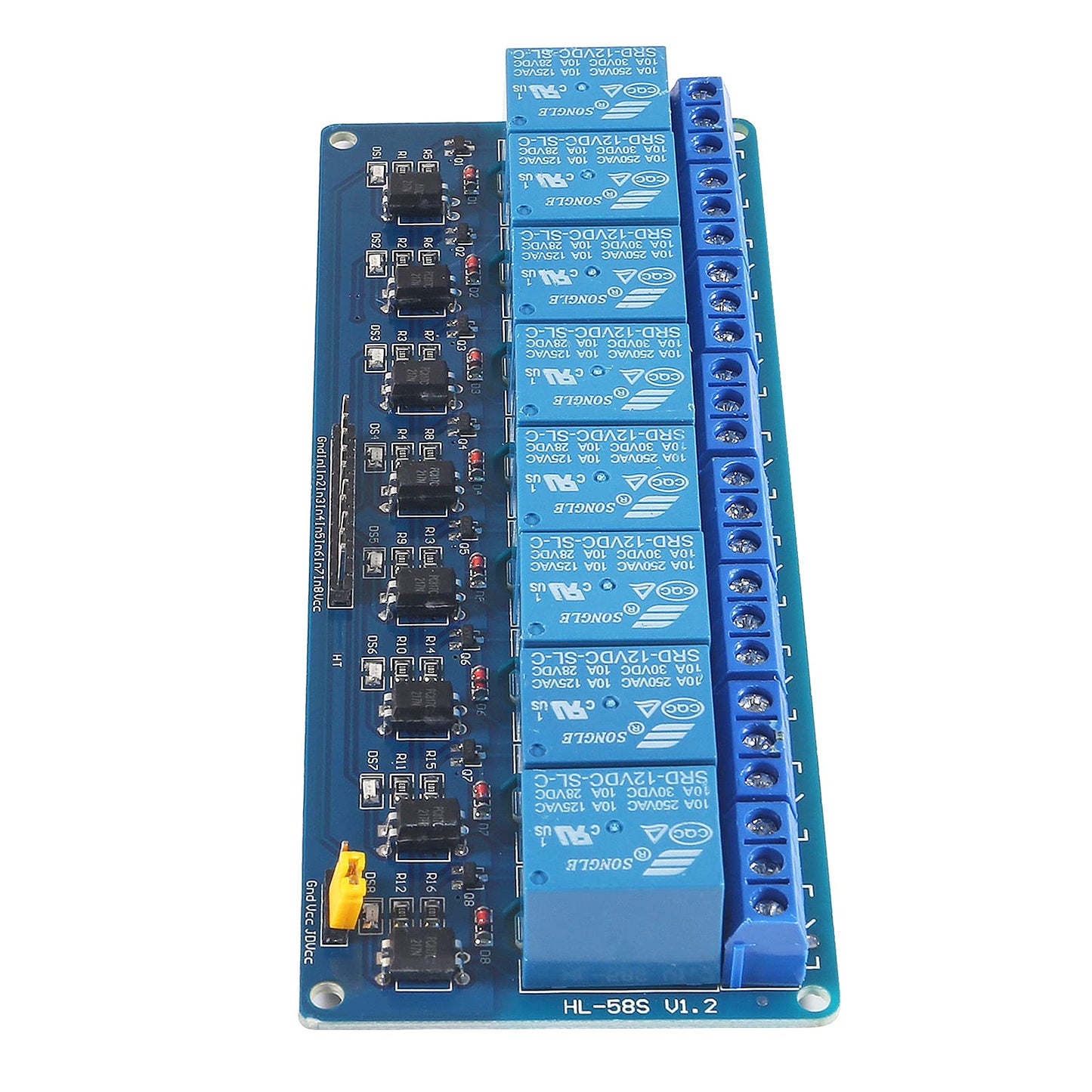 AITRIP 10PCS 5V One Channel Relay Module Relay Switch with OPTO Isolation High Low Level Trigger Compatible with Arduino Raspberry pi ARM AVR