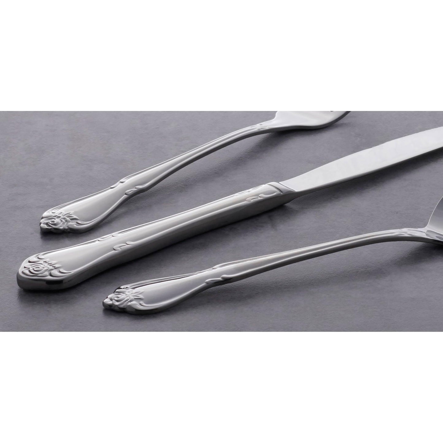 Oneida True Rose Dinnergabeln, silberfarben, 4er-Set