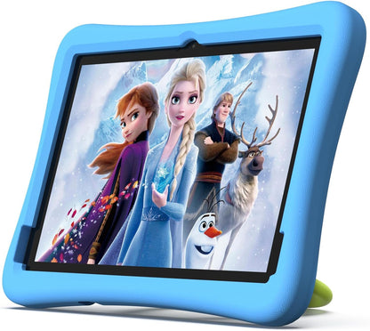 Plimpton 2025 – Verbessertes Kinder-Tablet, 10-Zoll-Android-15-Tablet mit Schutzhülle, Octa-Core-Prozessor, Google Kids Space, Kindersicherung, 4 GB RAM + 64 GB Speicher, WLAN, Bluetooth 5.3, YouTube – ideales Geschenk für Kleinkinder