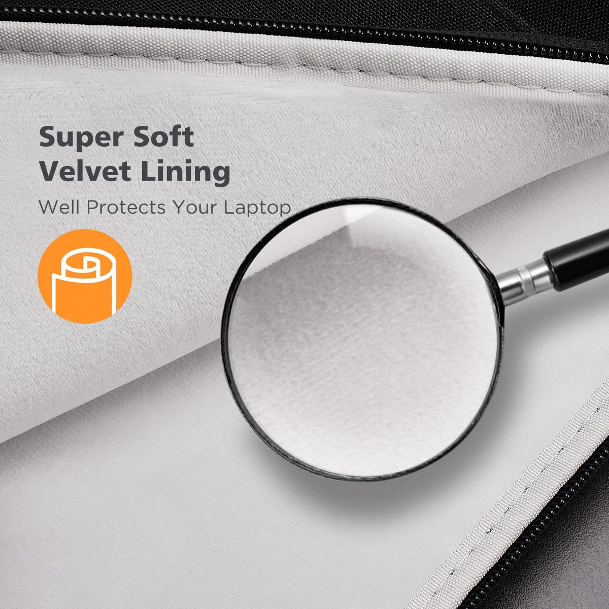 KIZUNA Laptoptasche, 17 Zoll, wasserabweisend, passend für 17,3" Lenovo Legion 5/5i/Dell G7 17/IdeaPad L340/HP Gaming Pavilion 17/Envy Laptop 17/Acer Chromebook 317/Asus, Schwarz 