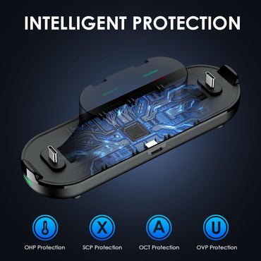 RGB Switch Controllers 2 Pack with Charging Dock, Wireless Switch Pro Controller for Switch 2 or 1/Lite/OLED, Game Controller with Hall Effect Joystick/Motion Sensor/Dual Vibration/Screen Shot/Cable