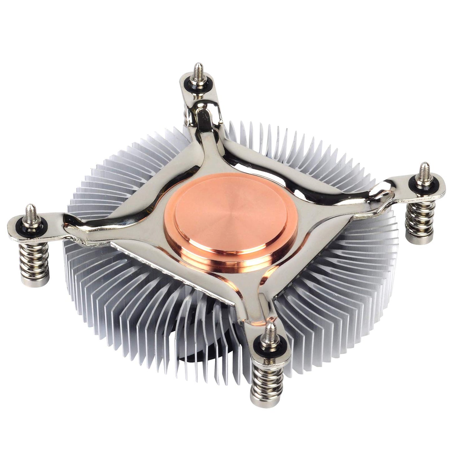 Silverstone Technology SST-NT07-115X-USA CPU-Kühler für LGA1150/1151/1155/1156/1200, flaches Profil, 23 mm hoch, unterstützt 65 W TDP, mit 80-mm-PWM-Lüfter (SST-NT07-115X)