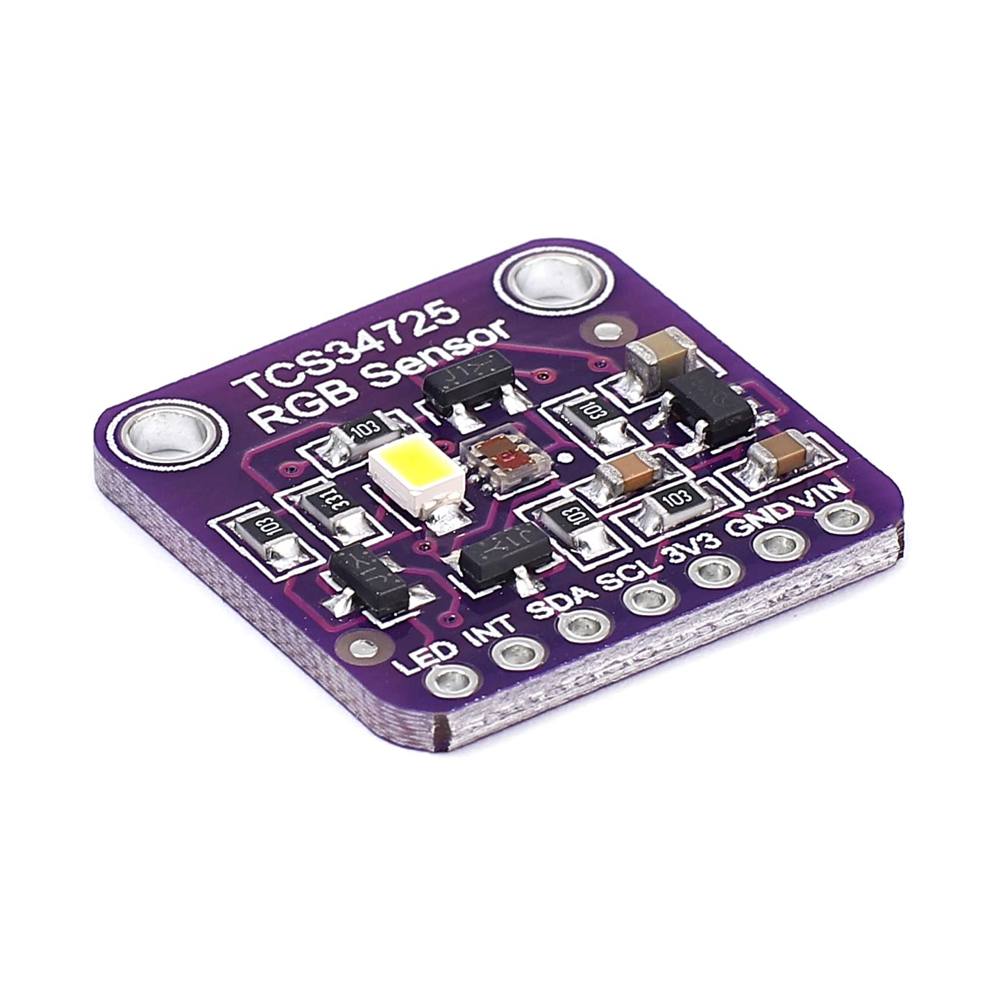 Teyleten Robot TCS34725 TCS-34725 Sensorerkennungsmodul RGB-Sensor für Arduino (3 Stück)