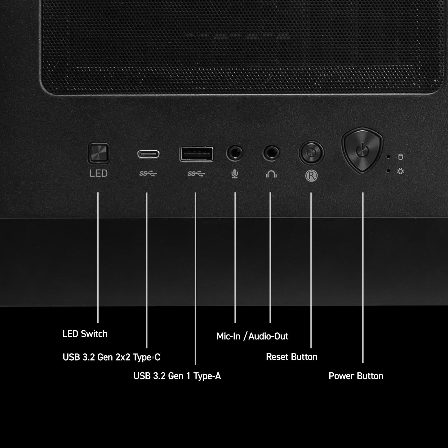 MSI Codex Z2 Gaming Desktop: AMD R7-8700F, GeForce RTX 5070, 32GB DDR5, 2TB m.2 NVMe SSD, USB Type-C, VR-Ready, Windows 11 Home : A8NVP-436US