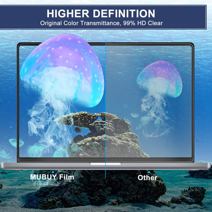 2-Pack 15.6 Inch Laptop Screen Protector for 15.6" HP/Dell/Sony/Samsung/Lenovo/Acer/MSI/LG/Razer/Toshiba/Asus 15.6" 16:9 Aspect Laptop, High Definition Anti-Scratch Clear Shield (345x194mm/ W x H)