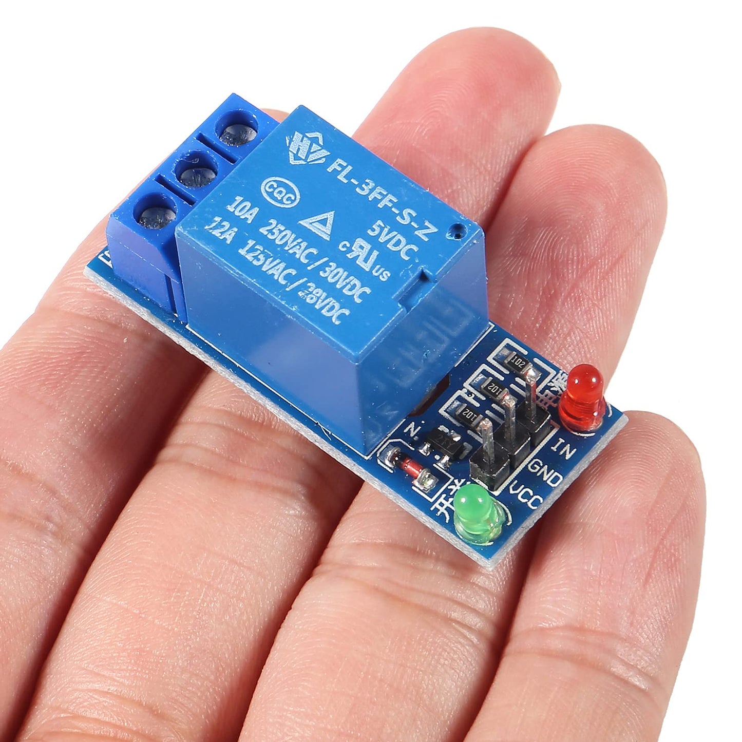 AITRIP 10PCS 5V One Channel Relay Module Relay Switch with OPTO Isolation High Low Level Trigger Compatible with Arduino Raspberry pi ARM AVR