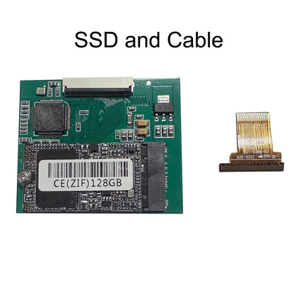 SELLTOONE 128GB SSD for iPod Classic 6th 7th iPod Video 5Gen 5.5th Replace HS081HA MK8010GAH MK8022GAA MK1634GAL MK1231GAL ZIF CE Solid State Drive (128GB)