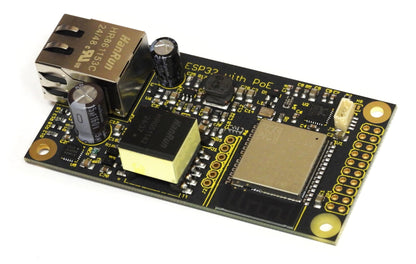 Silicognition wESP32 – ESP32 mit isoliertem Ethernet und 13-W-IEEE-802.3at-PoE, 16 MB Flash-Speicher, MicroPython-, Arduino- und ESP-IDF-kompatibel