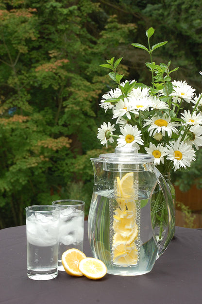 Prodyne Fruit Infusion Flavor Pitcher, Clear, 93 oz.
