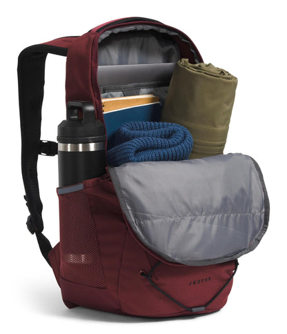 The North Face Jester Everyday Laptop Backpack - PFAS Free, Sumac/TNF Black, One Size