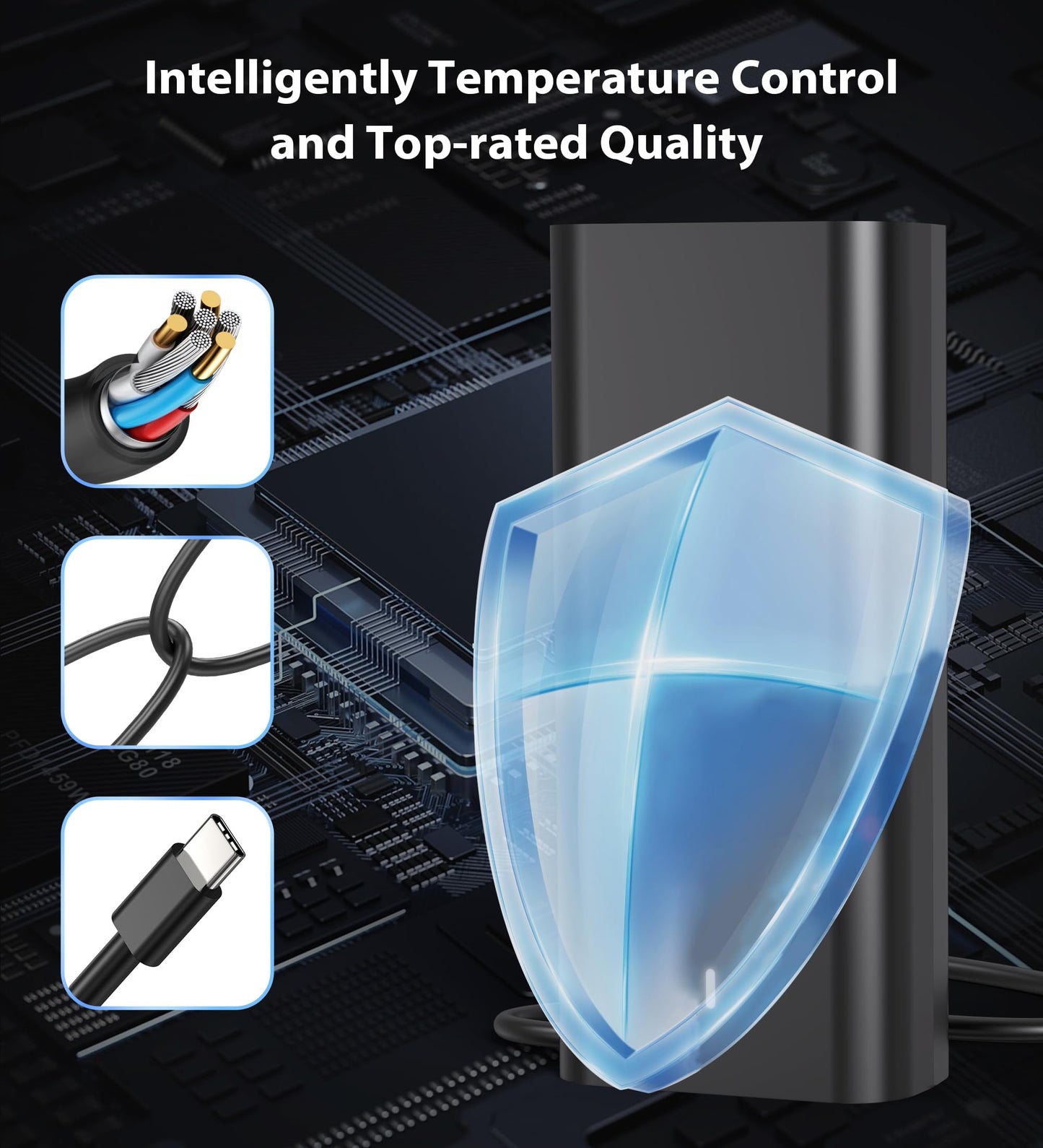 New Slim 65W USB C Laptop Charger Replacement for Dell Latitude 5420 5430 5520 5530 5540 7420 7430 7440 7390, XPS 13 Chromebook Charger 3100 Power Adapter Fit for Dell Laptop Charger USB C