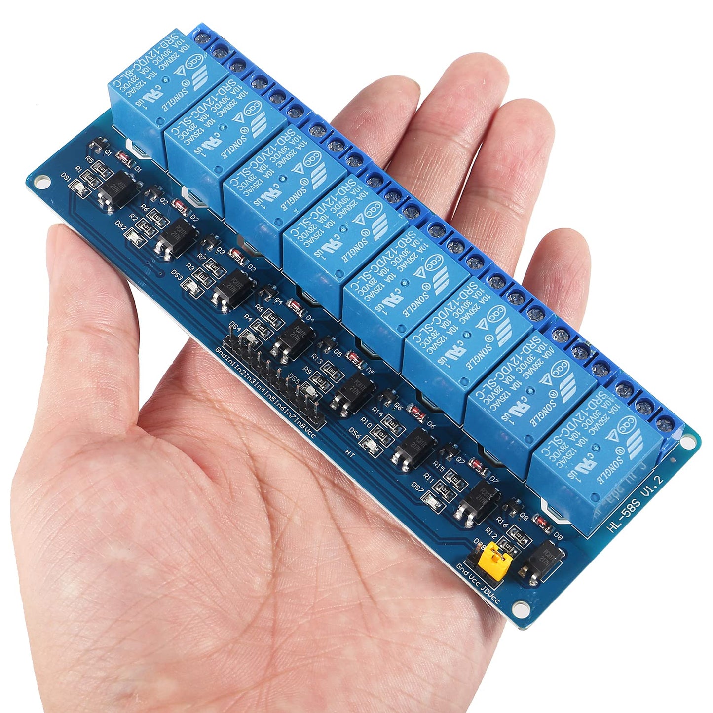 AITRIP 10PCS 5V One Channel Relay Module Relay Switch with OPTO Isolation High Low Level Trigger Compatible with Arduino Raspberry pi ARM AVR