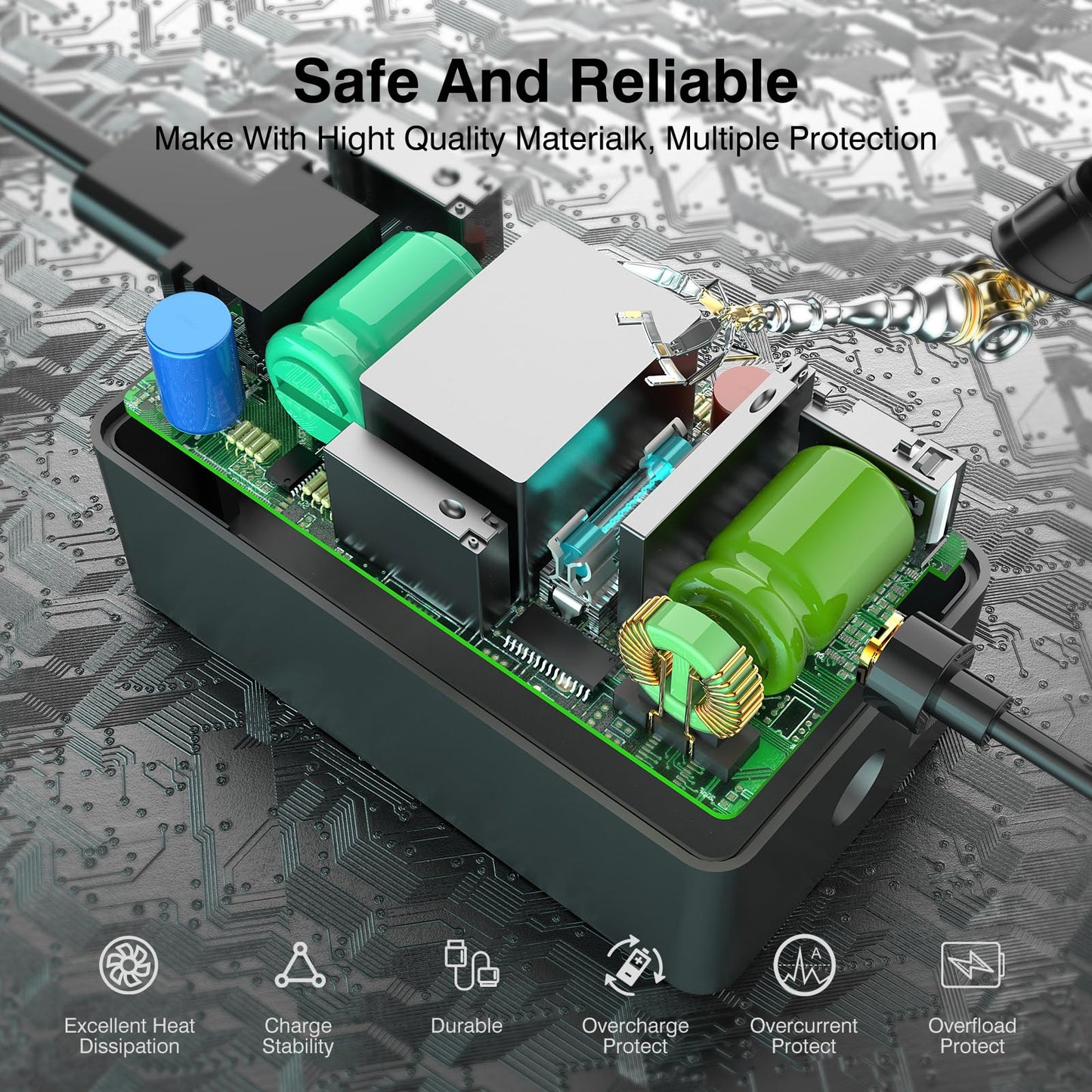 [Upgraded Version] Surface Pro Charger 65W for Surface Pro 3/4/5/6/7/8/9/X Power Supply Adapter, Compatible for Both Microsoft Surface Book Laptop/Tablet，Works with 65W&44W&36W&24W (10 Ft Cord)