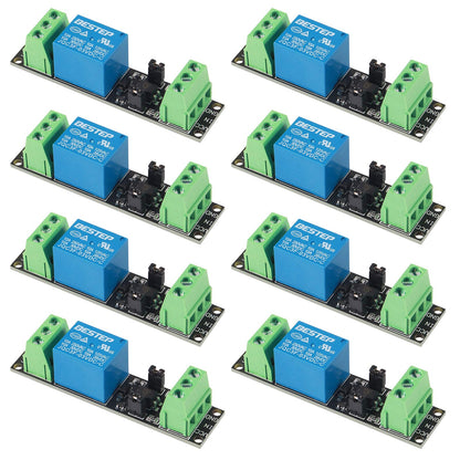 AITRIP 10PCS 5V One Channel Relay Module Relay Switch with OPTO Isolation High Low Level Trigger Compatible with Arduino Raspberry pi ARM AVR