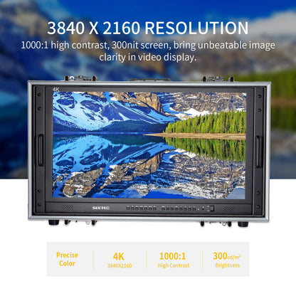 SEETEC 4K280-9HSD-CO 27 Inch 4K Ultra-HD Resolution Carry-on Broadcast Director Monitor