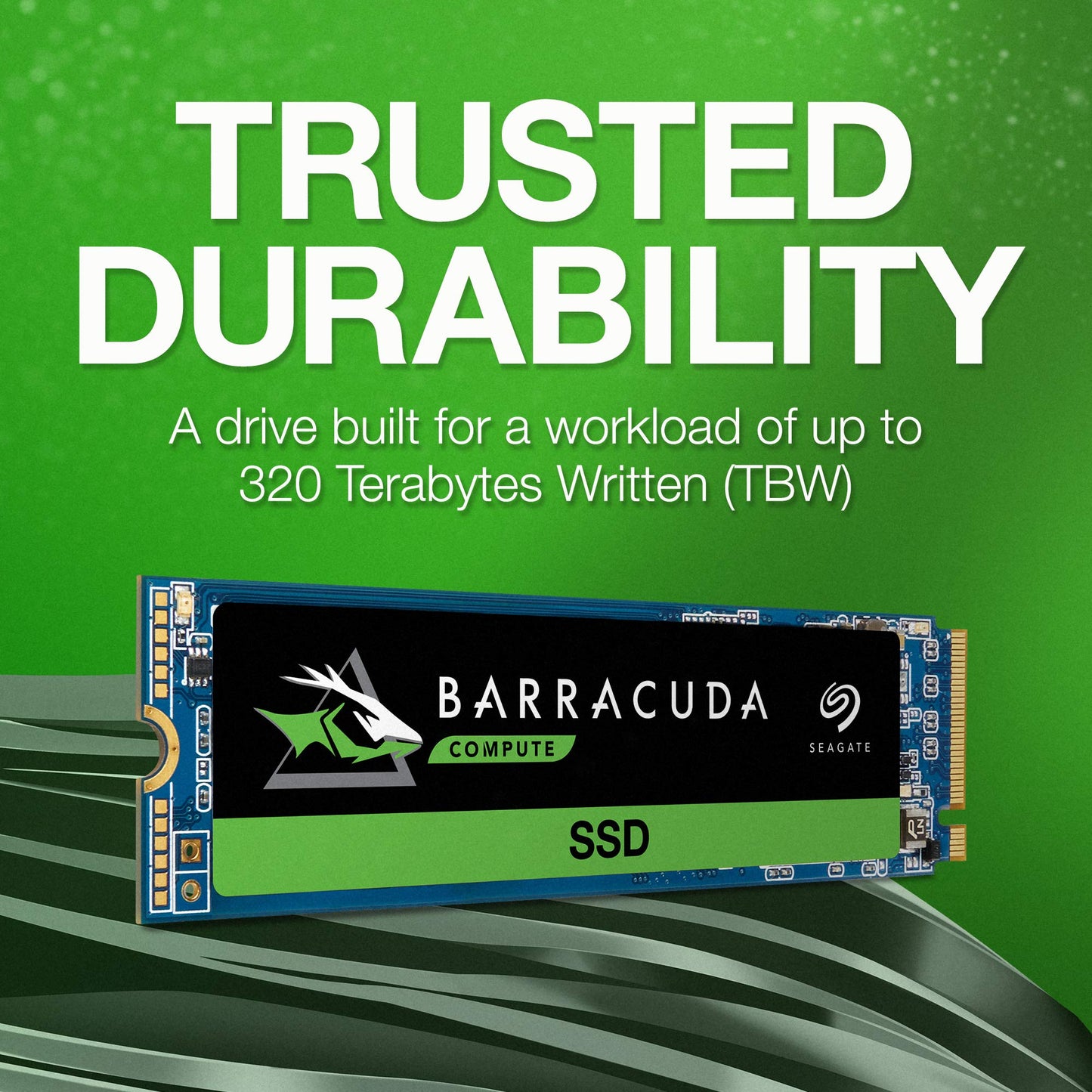 Seagate Barracuda 510 1TB SSD Internal Solid State Drive - PCIe Nvme 3D TLC NAND for Gaming PC Gaming Laptop Desktop (ZP1000CM30001)