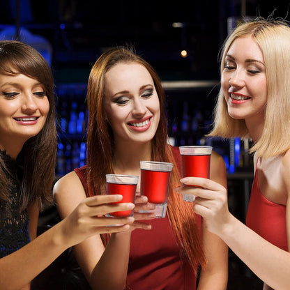 40 Pack Heavy Base Shot Glasses, 1.4oz Whiskey Shot Glass Set Small Glass Cups for Liqueur Spirits Bar Party Favor Housewarming Gift