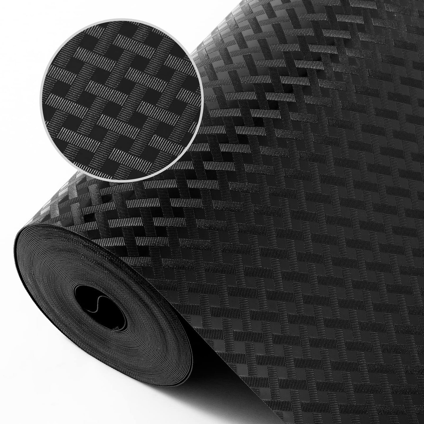 Shelf Liners for Kitchen Cabinets Refrigerator Liners Waterproof & Oil-Proof Kitchen Cupboard Liner Plastic Drawer Mats EVA Material Non Adhesive Fridge Liner for Shelves Gray 11.8 x 59 Inch