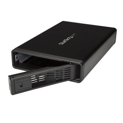 StarTech.com 3.5" External SATA Hard Drive Enclosure - Trayless eSATA / USB 3.0 Hard Drive Enclosure with UASP (S351BMU33ET)