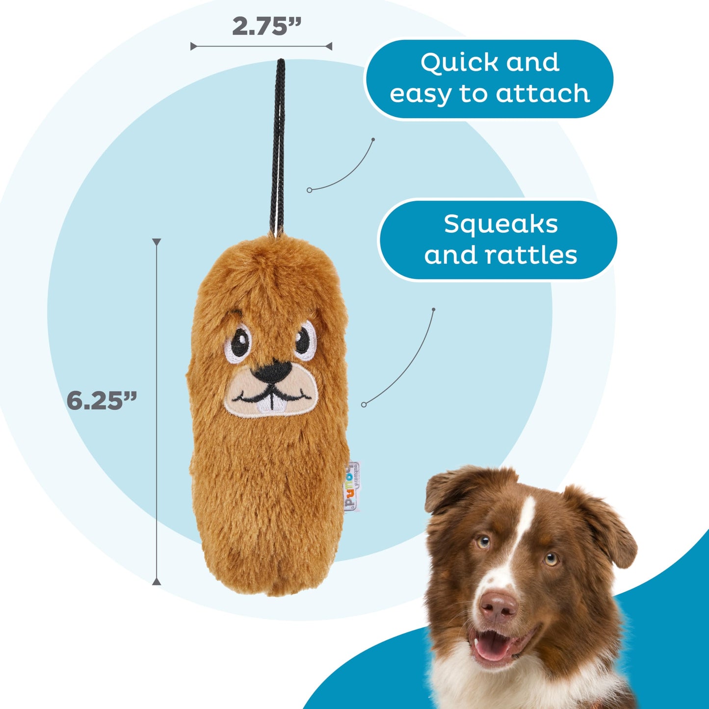 Outward Hound Tail Teaser Replacement Lure for Dog Teaser Wand, Fox