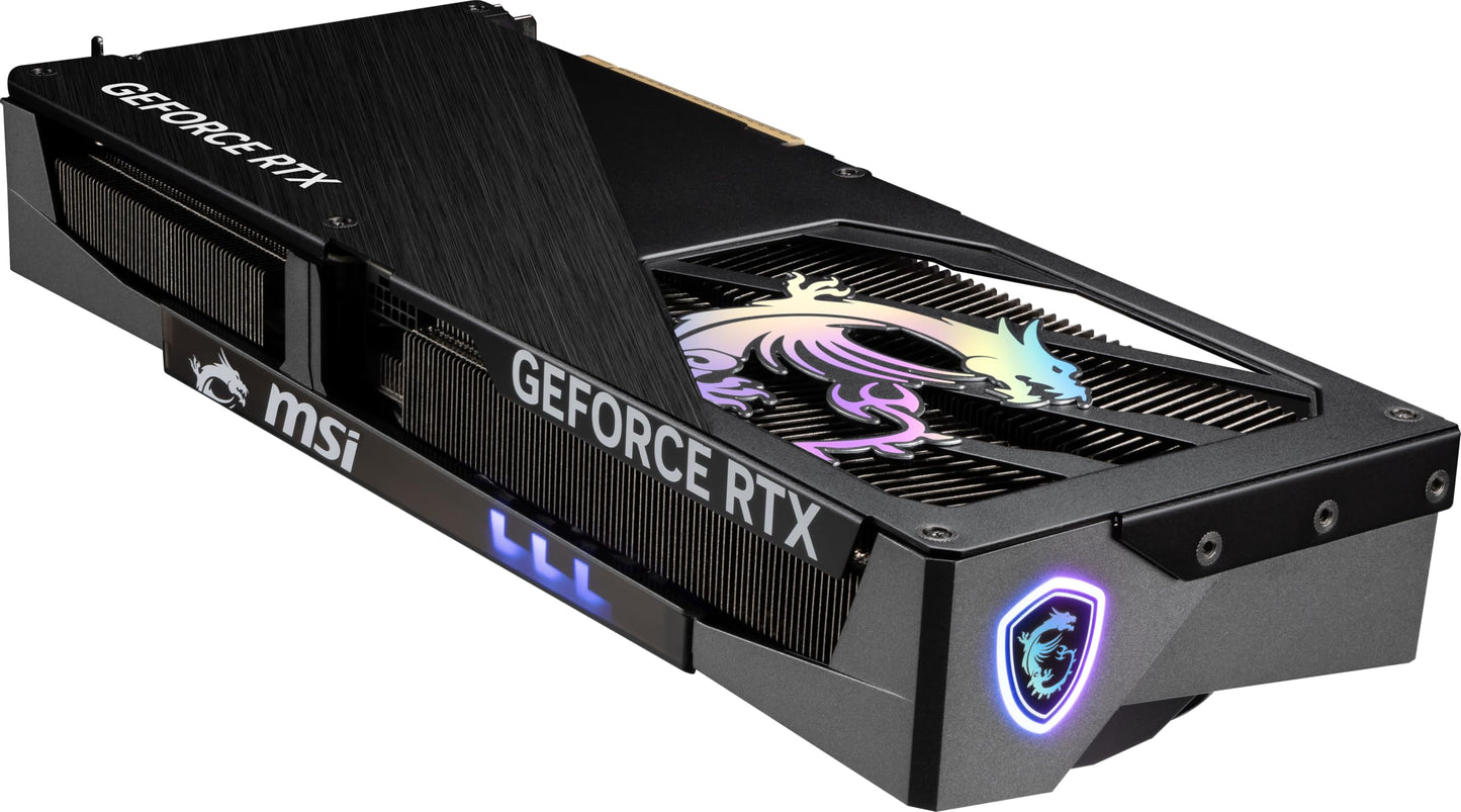 MSI RTX 5070 12G Gaming Trio OC Graphics Card (12GB GDDR7, 192-bit, Extreme Performance: 2625 MHz, DisplayPort x3 2.1a, HDMI 2.1b, NVIDIA Blackwell Architecture)