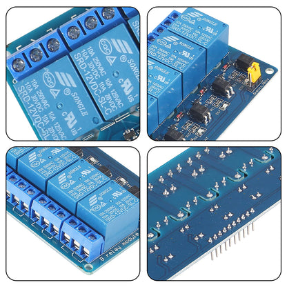 AITRIP 10PCS 5V One Channel Relay Module Relay Switch with OPTO Isolation High Low Level Trigger Compatible with Arduino Raspberry pi ARM AVR