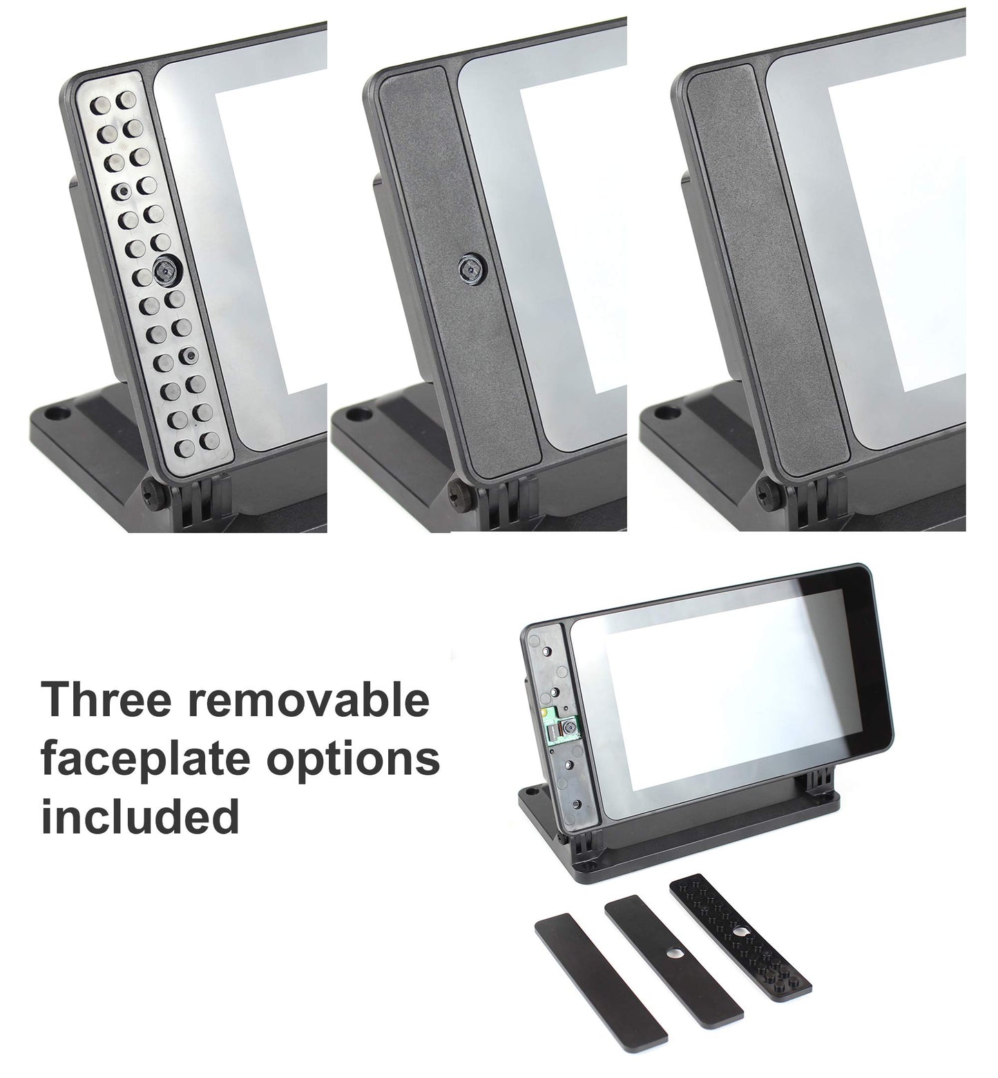 SmartiPi Touch 2 - Case for The Official Raspberry Pi 7" Touchscreen Display - with Cooling Fan