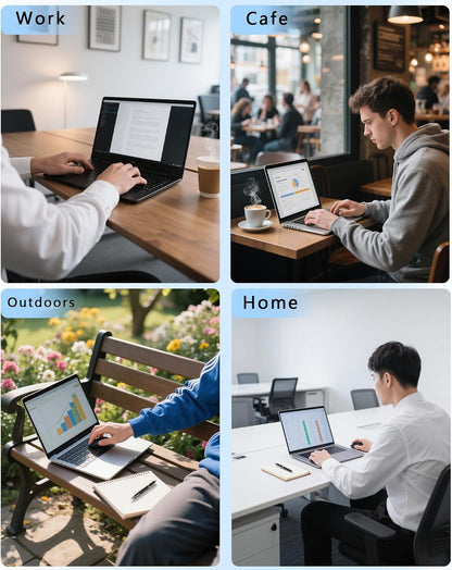 100W USB C Universal Laptop Charger with 15 Tips, Compatible with HP DELL Lenovo Acer Asus Toshiba Samsung MacBook IBM Sony LG & Chromebook, AC Power Adapter (Fits 90W 65W 45W)