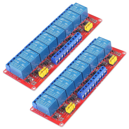 AITRIP 10PCS 5V One Channel Relay Module Relay Switch with OPTO Isolation High Low Level Trigger Compatible with Arduino Raspberry pi ARM AVR
