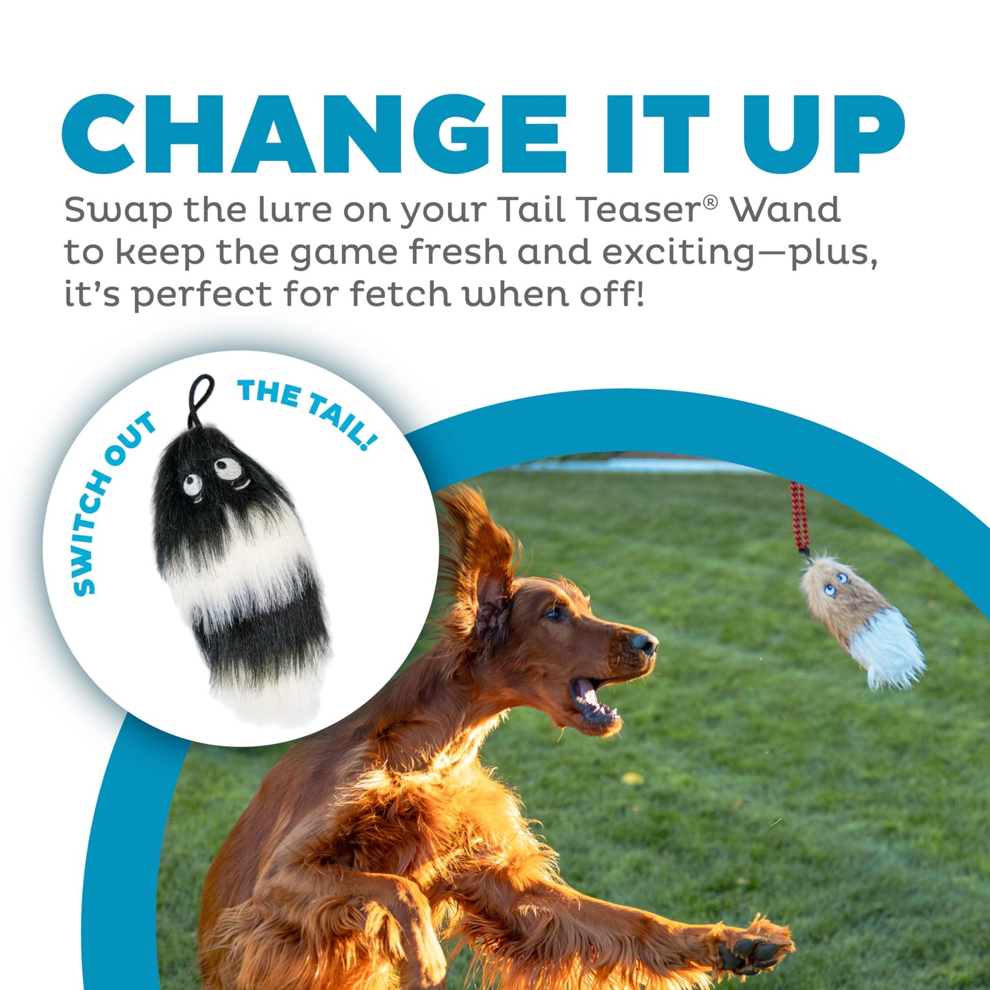 Outward Hound Tail Teaser Replacement Lure for Dog Teaser Wand, Fox
