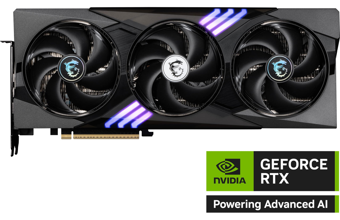 MSI RTX 5070 12G Gaming Trio OC Graphics Card (12GB GDDR7, 192-bit, Extreme Performance: 2625 MHz, DisplayPort x3 2.1a, HDMI 2.1b, NVIDIA Blackwell Architecture)