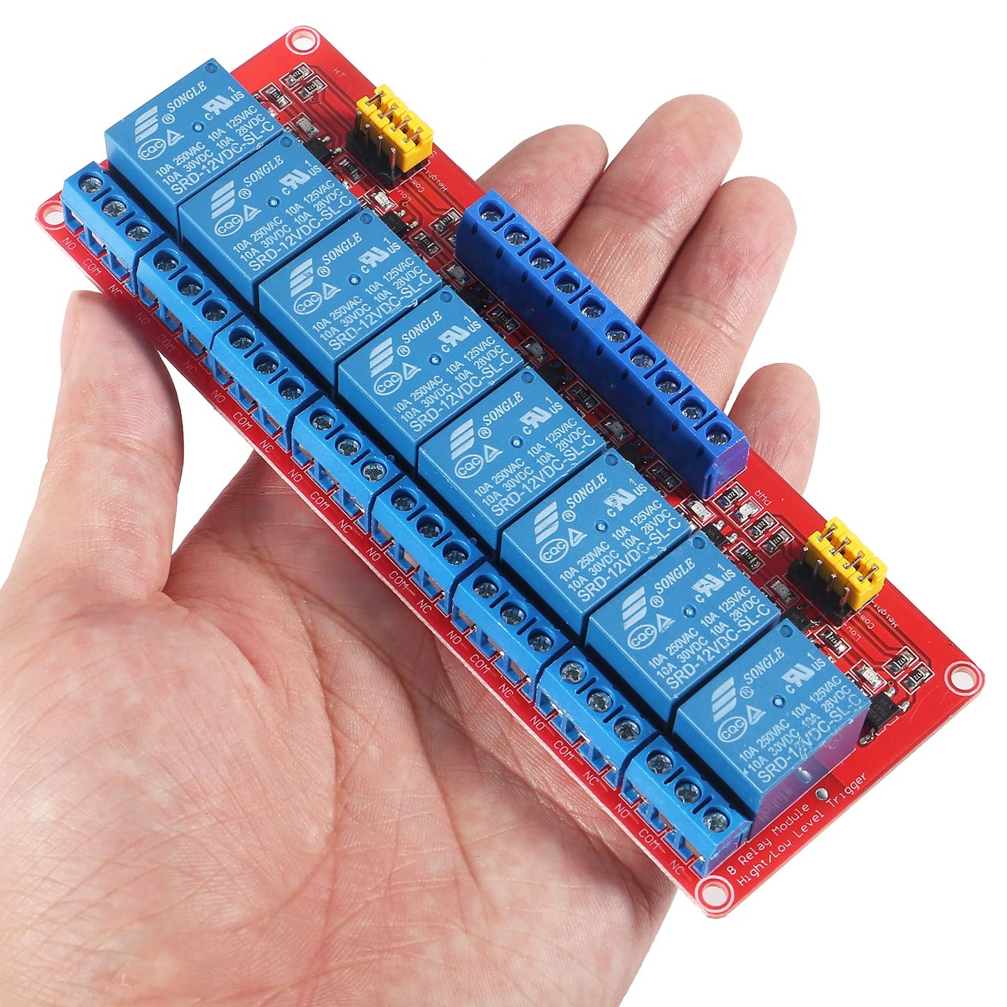 AITRIP 10PCS 5V One Channel Relay Module Relay Switch with OPTO Isolation High Low Level Trigger Compatible with Arduino Raspberry pi ARM AVR