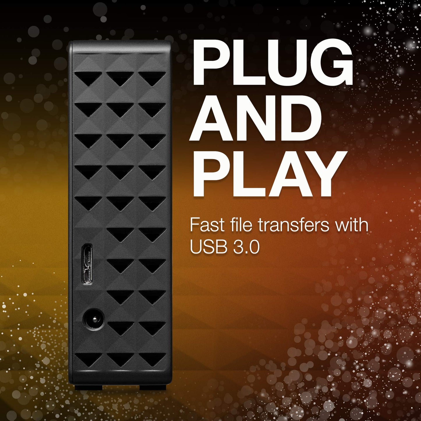 Seagate Expansion Desktop 16 TB externe Festplatte (HDD) – USB 3.0 für PC &amp; Laptop – 1 Jahr Datenrettungsservice (STEB16000402), Schwarz