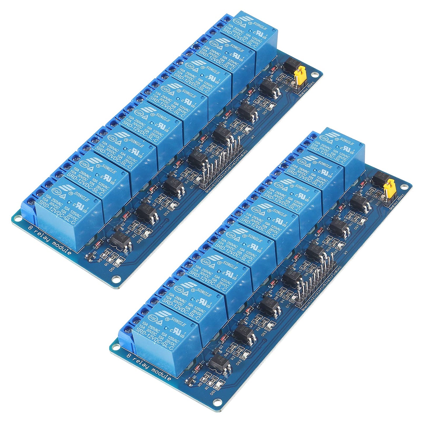AITRIP 10PCS 5V One Channel Relay Module Relay Switch with OPTO Isolation High Low Level Trigger Compatible with Arduino Raspberry pi ARM AVR