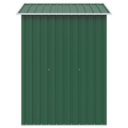 Gartenschuppen Grün Metall 204 x 132 x 186 cm