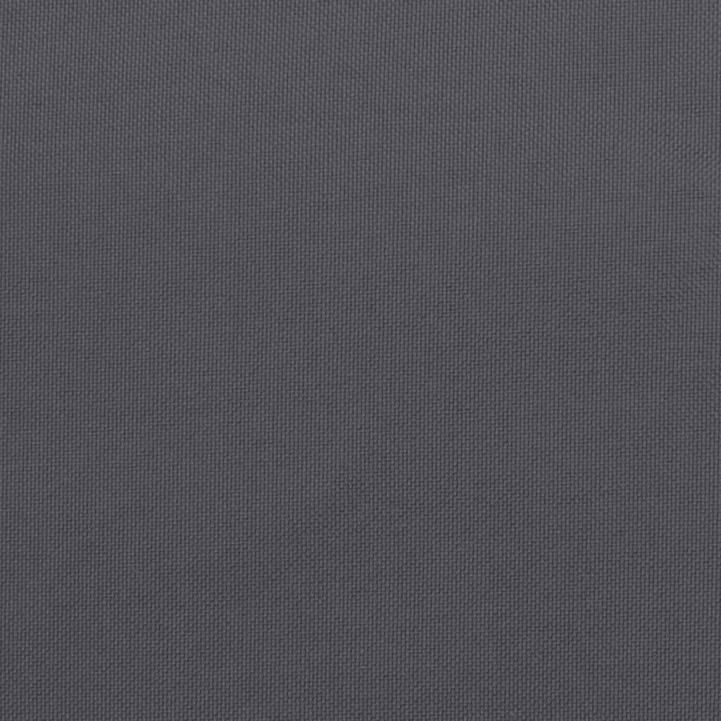 Gartenstuhlauflagen für Hochlehner 4 Stk. Anthrazit 120x50x3 cm