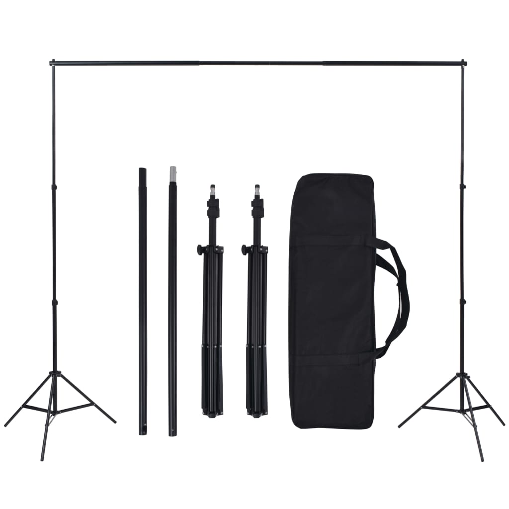 Fotostudio-Set mit 5 farbigen Hintergründen und einstellbarer Aufhängung