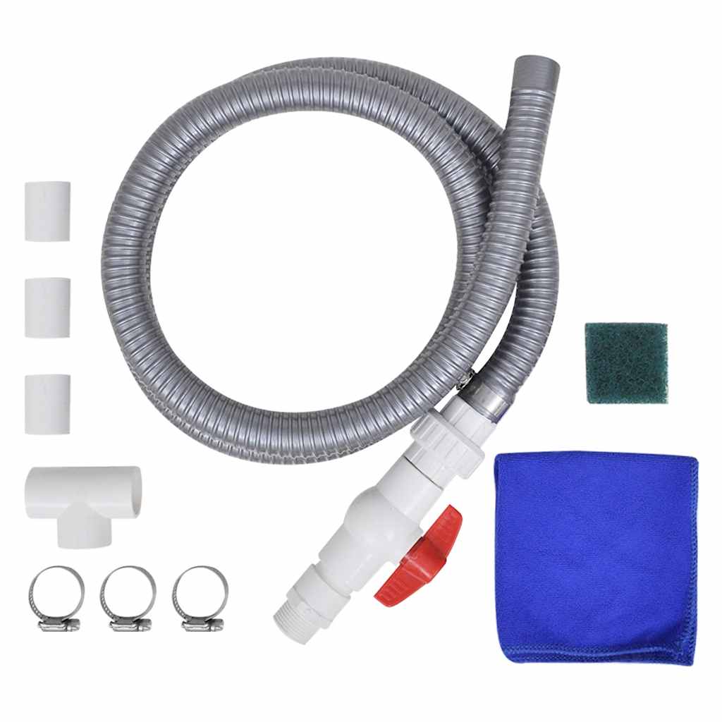 Pool-Wasserfall Edelstahl 50x30x90 cm Silbern