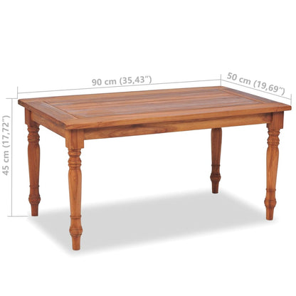 4-tlg. Garten-Lounge-Set mit Auflagen Massivholz Teak