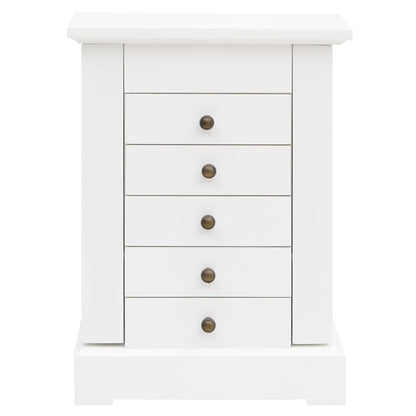 Schmuckkasten mit Spiegel MDF 25 x 13,5 x 34 cm