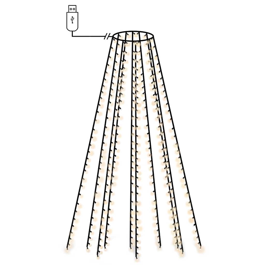 Weihnachtsbaum-Lichternetz mit 150 LEDs 150 cm